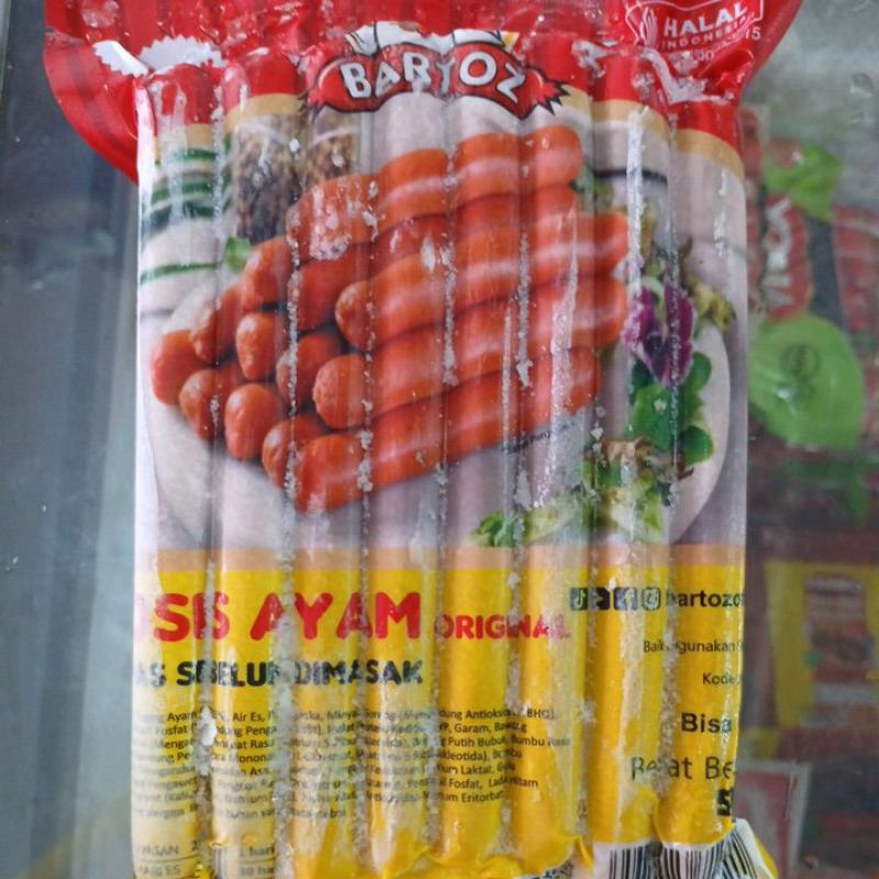 

BARTOZ SOSIS AYAM ORIGINAL 500 GRAM
