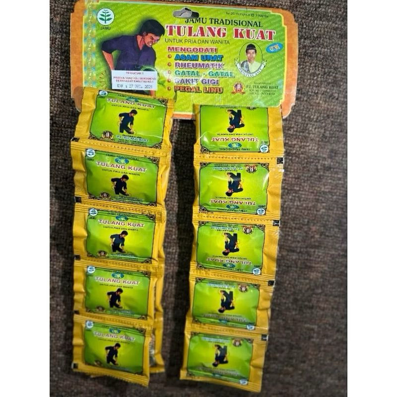 

Tulang Kuat Jamu Tradisional Harga Satuan Ecer