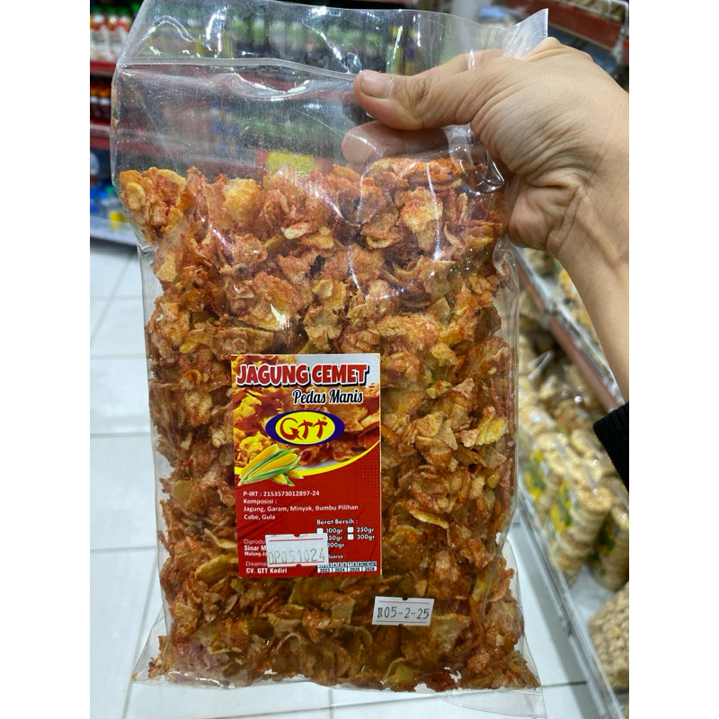 

Emping Jagung Rasa Pedas 150 Gram