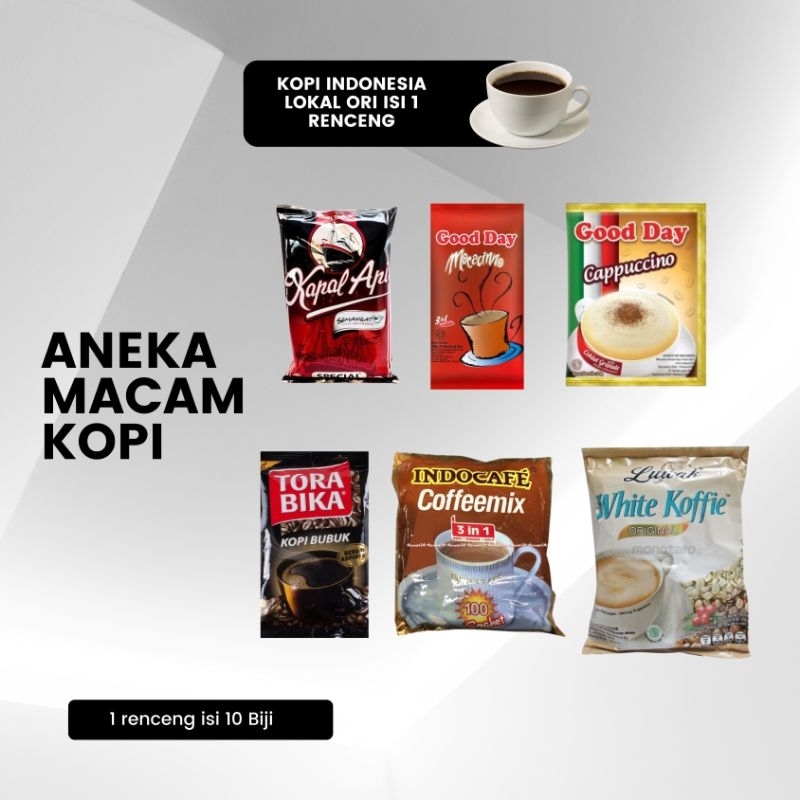 

Kopi Lokal ISI 10 PCS