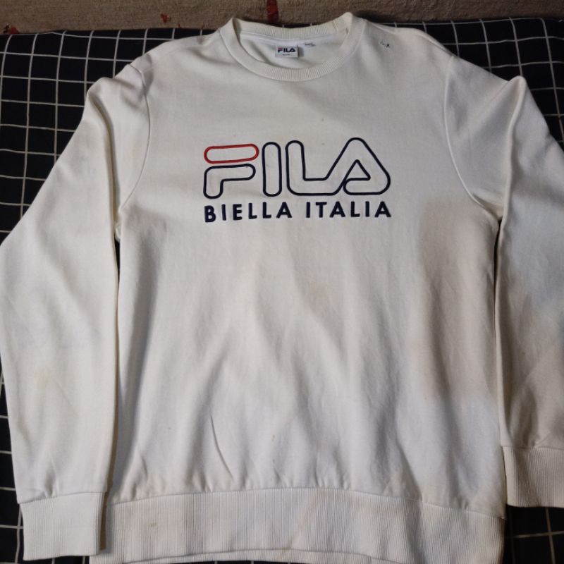 fila biella italia crewneck second