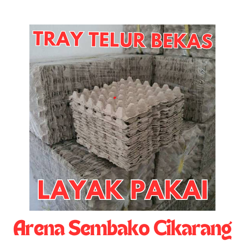 TRAY TELUR TEMPAT TELOR KARDUS BEKAS SECOND MURAH OBRAL GROSIR TOKO SEMBAKO CIKARANG