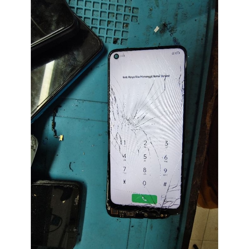 LCD ORI COPOTAN OPPO A54 MINUS TS PECAH