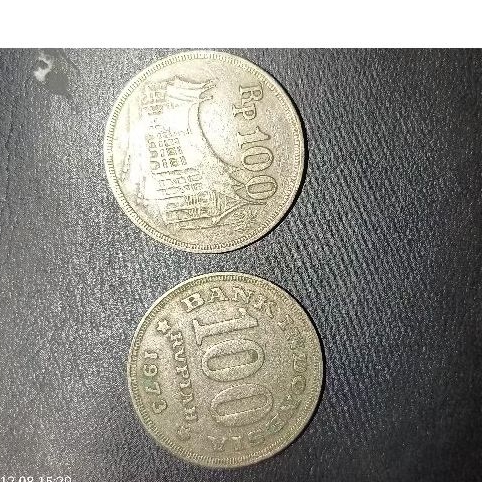 Koin Kuno 100 tebal, 1973, Rumah gadang, koin kuno 100