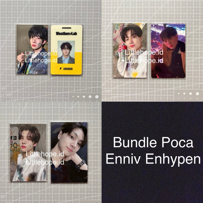 (CLEARANCE SALE) Bundle Poca 1st Enniv Enha // first anniversary dimension dilemma naver weverse  pc