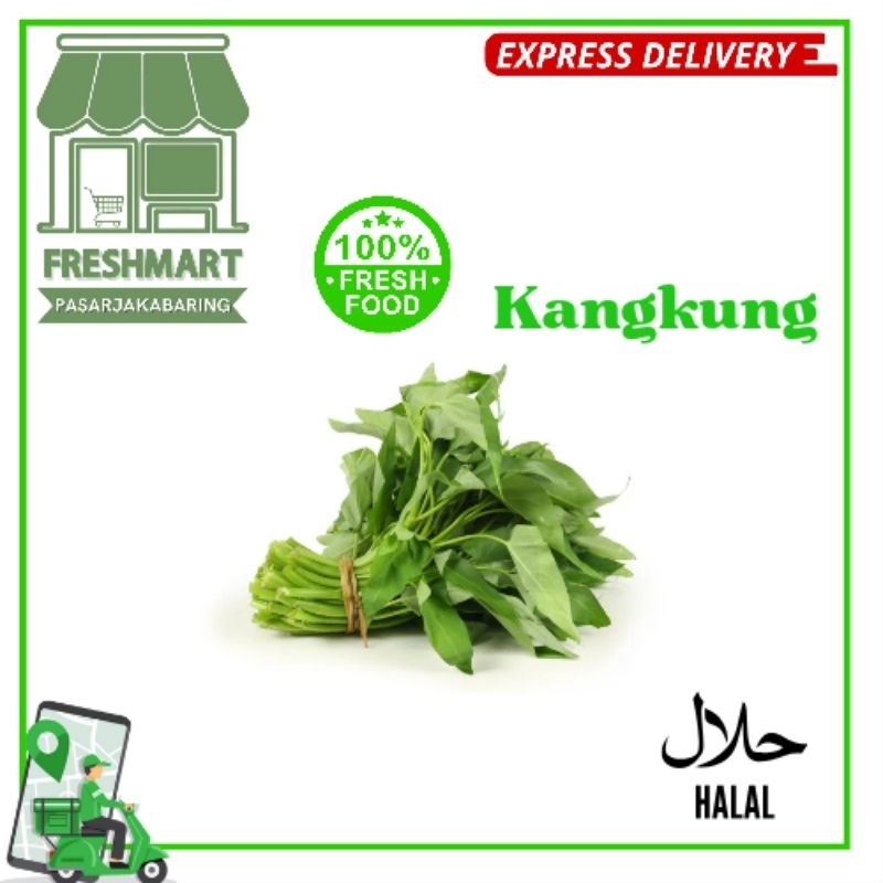 

sayur kangkung bersih dan fresh