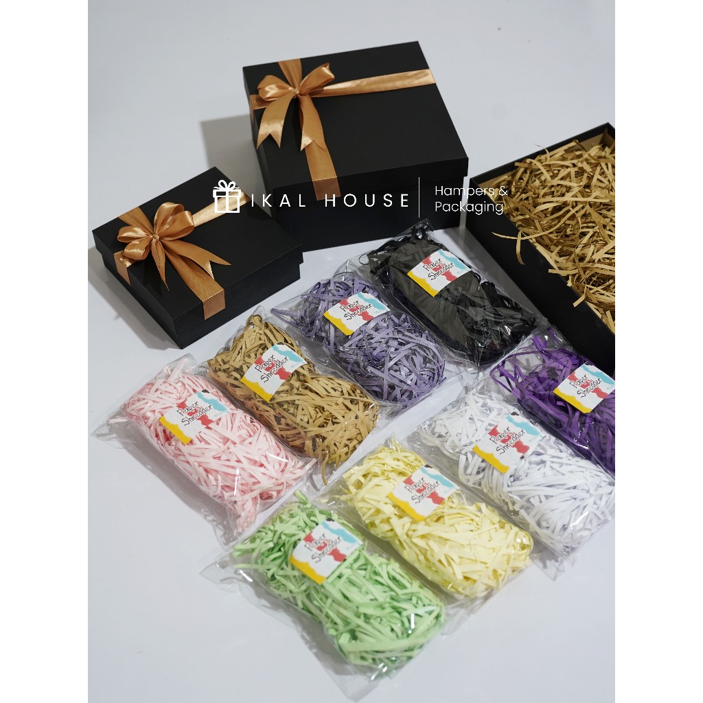 

Shredded paper / Kertas Cacah serut / Pengisi Box kado