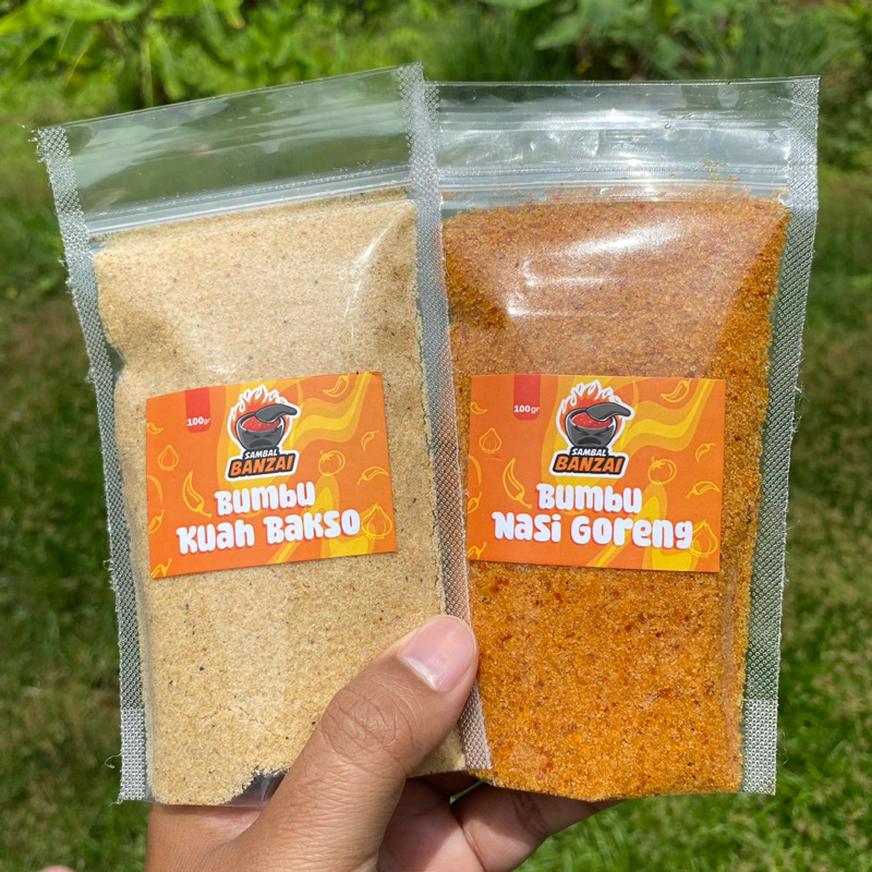

PAKET BUMBU KUAH BAKSO & NASI GORENG Original - Sambal BANZAI