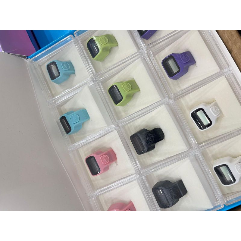 ￼Cincin Tasbih Digital Kecil / Penghitung Dzikir Digital Led Cantik Modern-FREE BOX / BISA COD