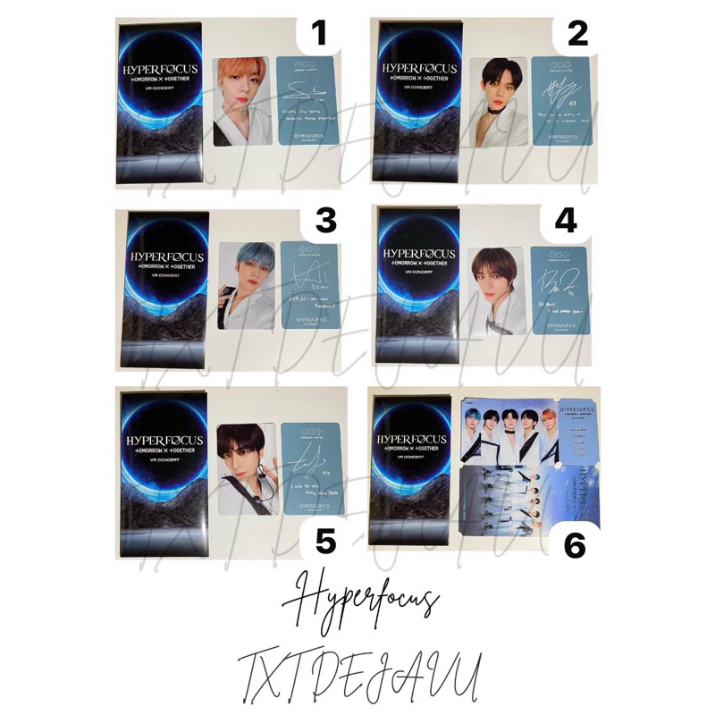 PC Photo Card TxT Hyper Focus VR Concert