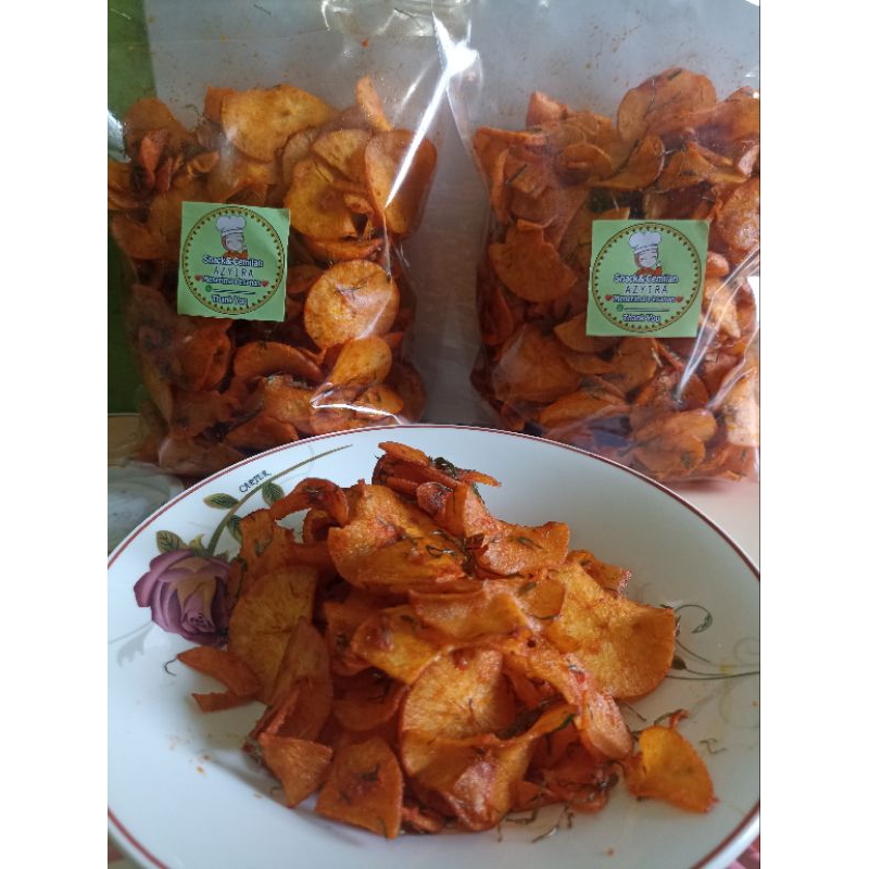 

keripik singkong pedas asli minang 250gr