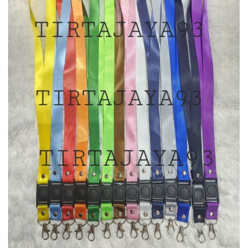 

LANYARD POLOS 2CM / TALI NAMETAG POLOS /GANTUNGAN ID CARD