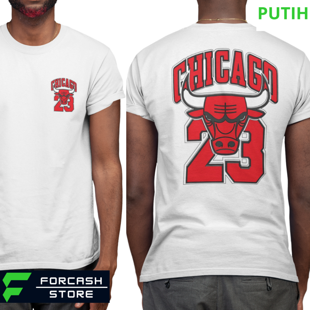 KAOS BASKET CHICAGO BULLS 2 JUMBO BIGSIZE PREMIUM SIZE S - 7XL KAOS ANAK DAN KAOS DEWASA