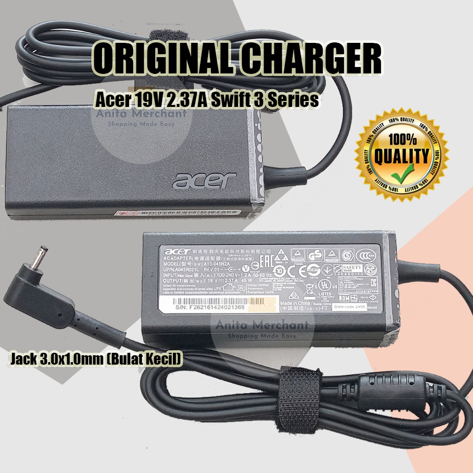 Original Charger Laptop Acer Swift 3 Series