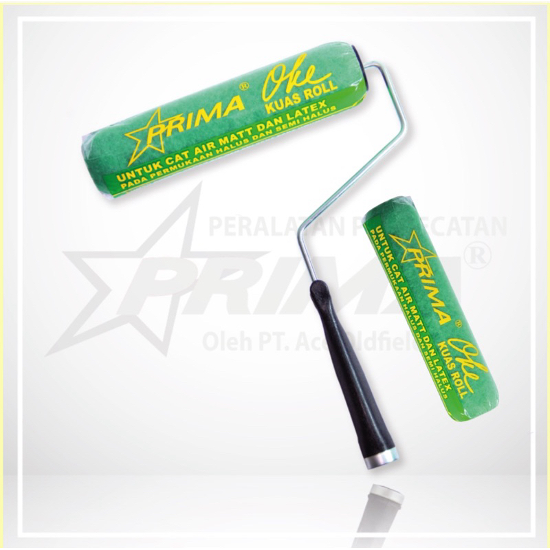 PRIMA OKE KUAS ROLL CAT TEMBOK 9" INCH BULU TEBAL / REFILL ROLL CAT / REFILL CAT ROLL PANJANG / ROL 