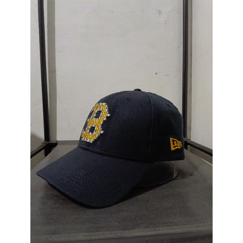 Topi New Era X MLB Boston Redsox Original 100% Second Branded Logo B cap caps Baseball