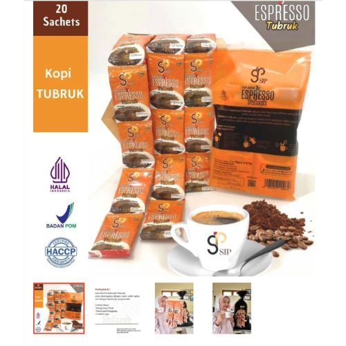 

Espresso Tubruk - Kopi SIP - Isi 20 Sachet