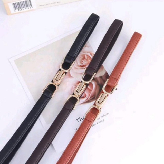 Ikat pinggang wanita Belt pinggang | Sabuk kulit cewek | Ikat pinggang hitam kulit | Ikat pinggang s