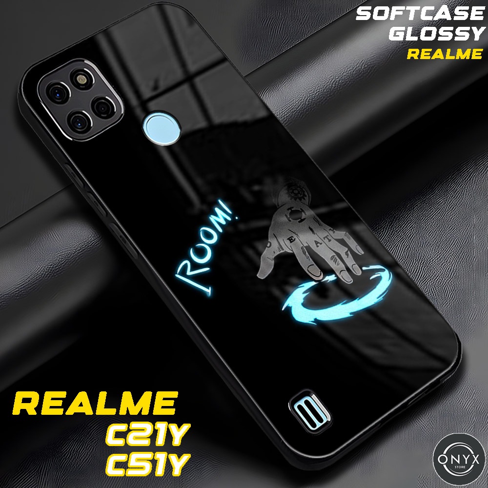 [AA19] Softcase Realme C21Y | C25Y | ANIME KEREN | Kesing Kilau Glossy Realme C21Y C25Y | Case Pelin