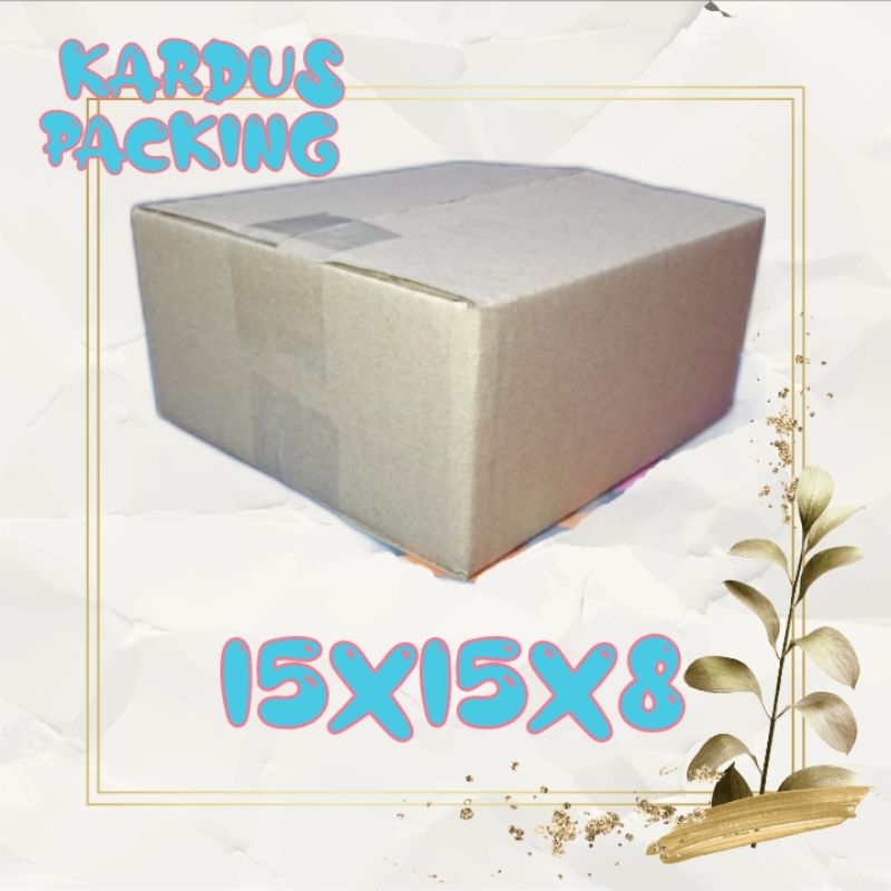 kardus packing besar UK 15x15x8 kardus kecil kardus packing