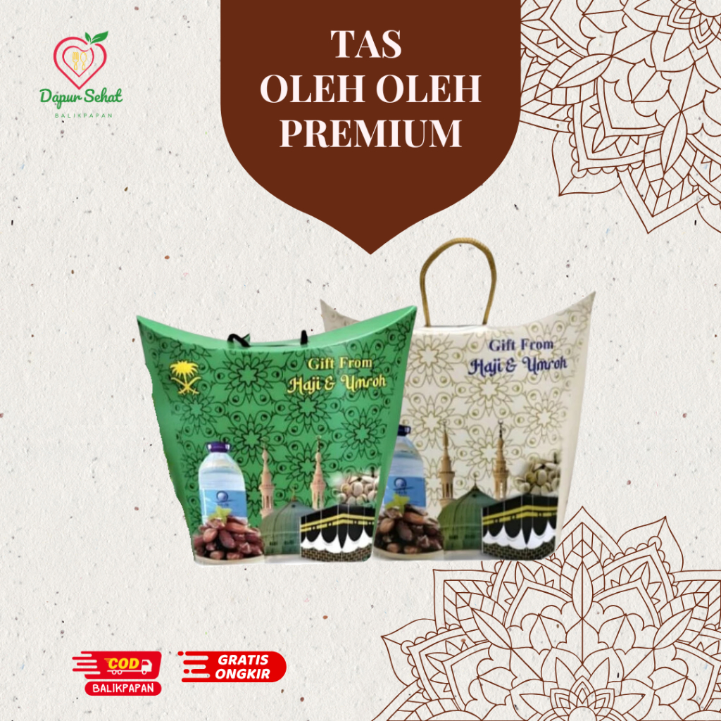 

Tas oleh-oleh Haji dan Umroh / Paperbag oleh-oleh haji dan umroh / oleh-oleh umroh / oleh-oleh haji / Cod Balikpapan oleh-oleh umroh / cod Balikpapan oleh-oleh Haji