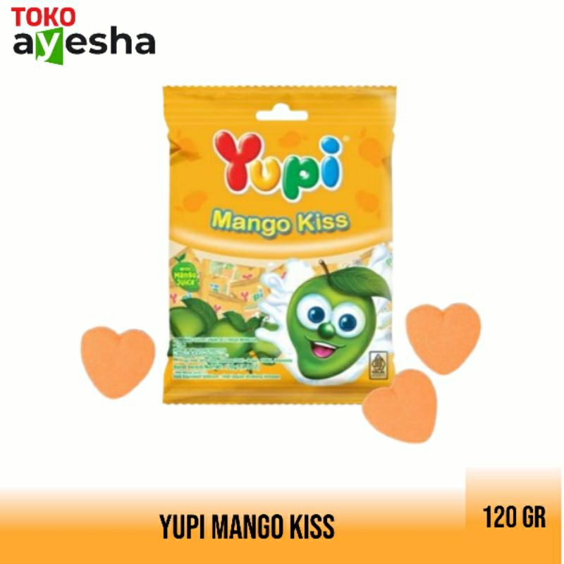 

Yupi Mango Kiss Bag 120 gr