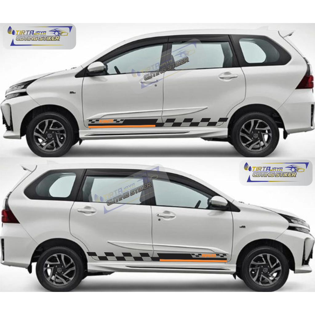 Stiker Cutting Mobil Avanza Lis Bawah Pintu Cutting Stiker Mobil Xenia Ertiga