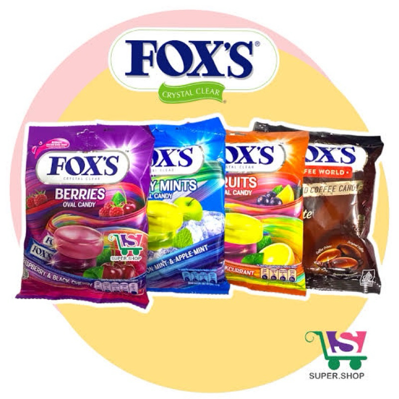 

Fox Oval 50. permen rasa buah. PAK