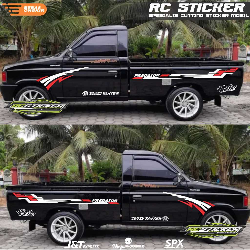 stciker mobil panther pick up keren minimalis cod