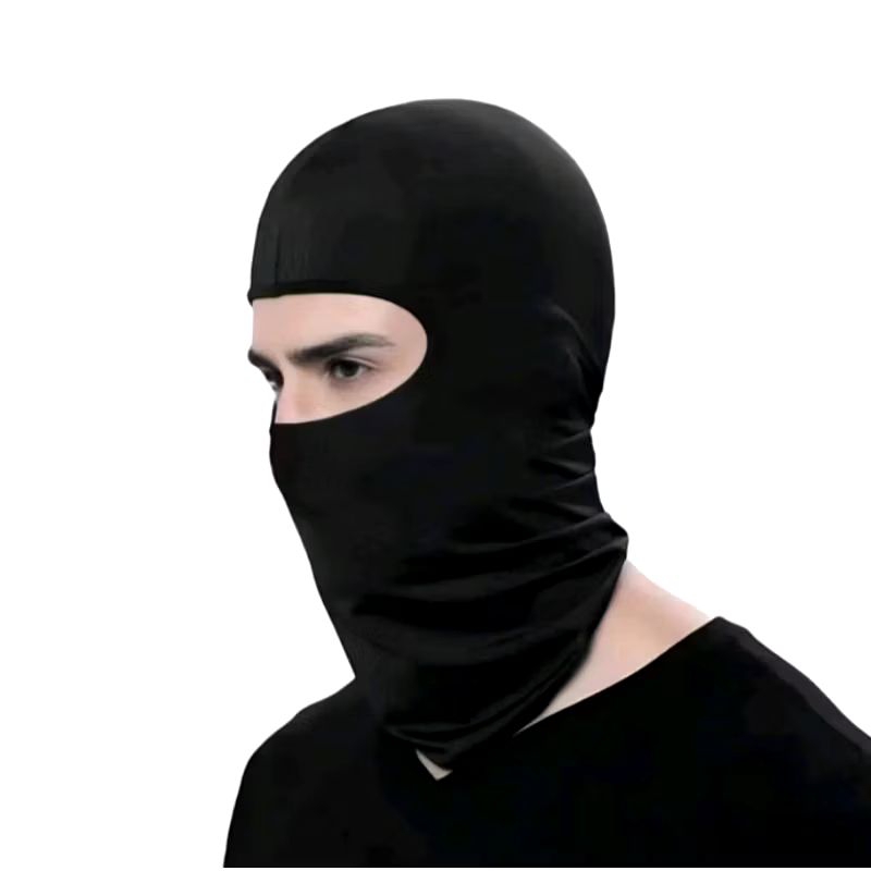 Masker tutup kepala Ninja Hitam Polos Full Face