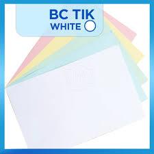 

Bahan Sertifikat Undangan Kertas BC TIK A4 All Warna Bisa Request Ukuran