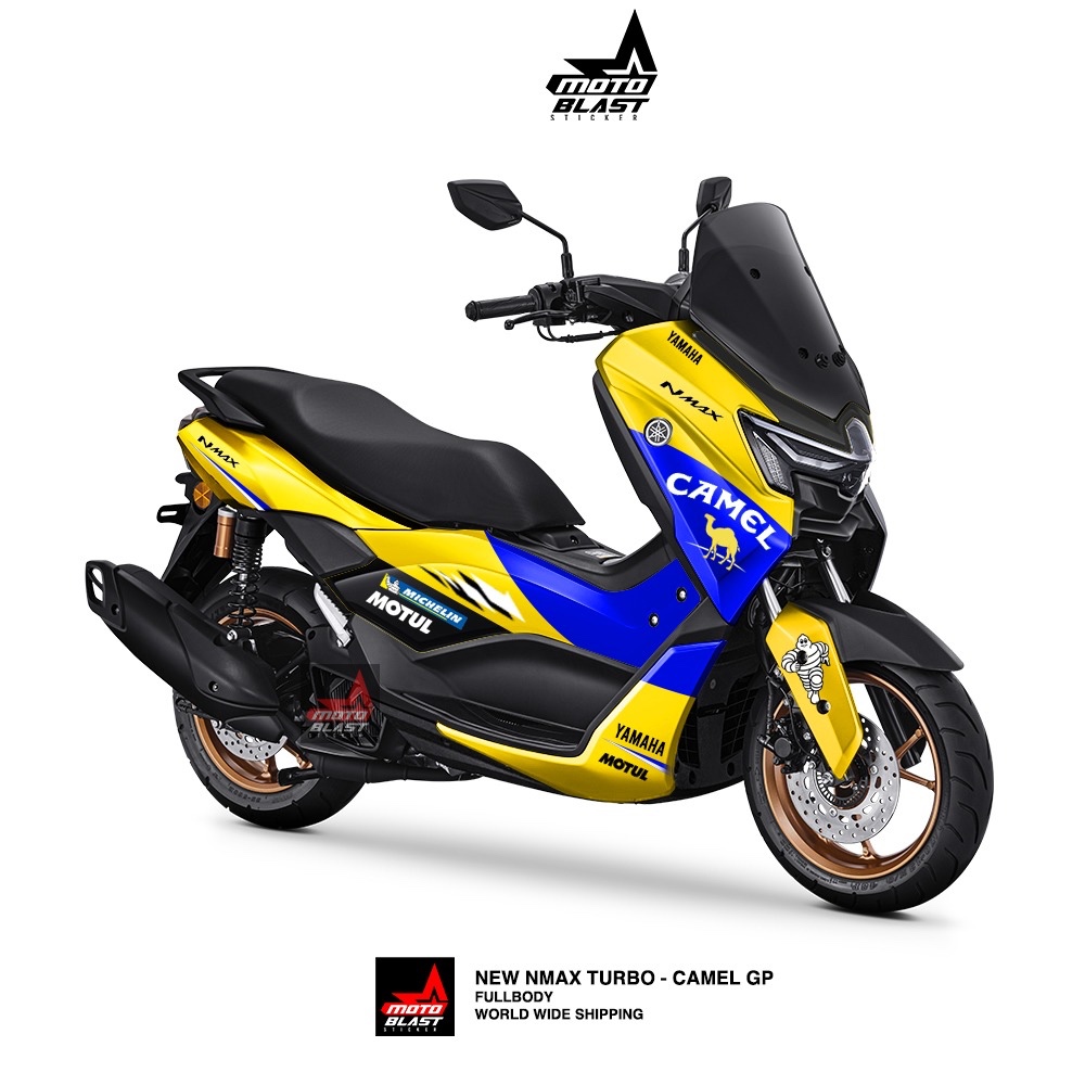 Decal Sticker Yamaha NMAX Turbo Neo Livery Kamel Full Body Motoblast