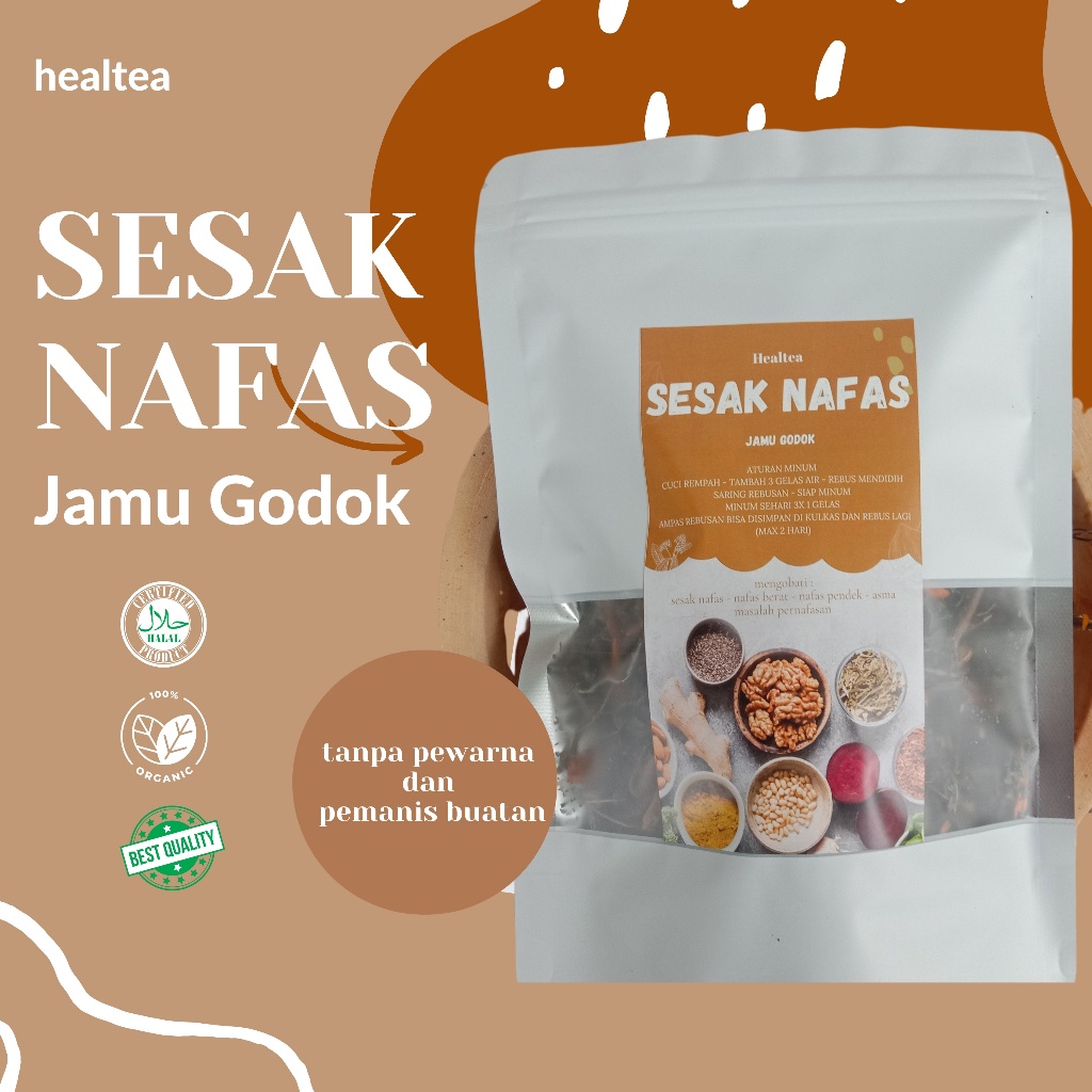 

SESAK NAFAS jamu teh rempah herbal untuk sesak nafas dan asma