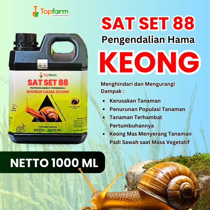 Pestisida Topfarm / Racun Keong Sawah Super Ampuh / Racun Keong Sawah / Racun Keong Pada Tanaman / R