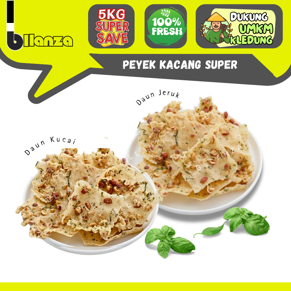 

Bllanza | Peyek Kacang Kucai 250 Gr — Oleh-oleh Kledung (X)