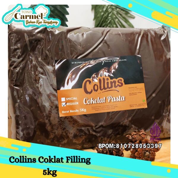 

Coklat Filling Collins 5kg - Selai Coklat Pasta Ekonomis Murah