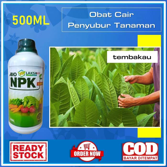 [Promo] Pupuk Tanaman Tembakau - Pupuk Cair 500 ML Termurah (BIO NPK CAIR LAKSA GROW) Merangsang Per