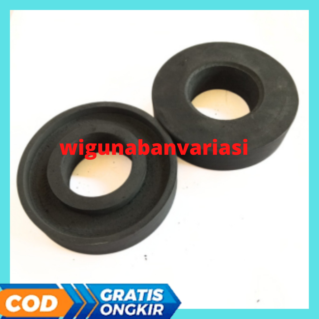 Karet Bantalan Karet Tatakan Per Keong Tebal 1 cm dan 2 cm Innova Belakang Harga Per 2 Pcs