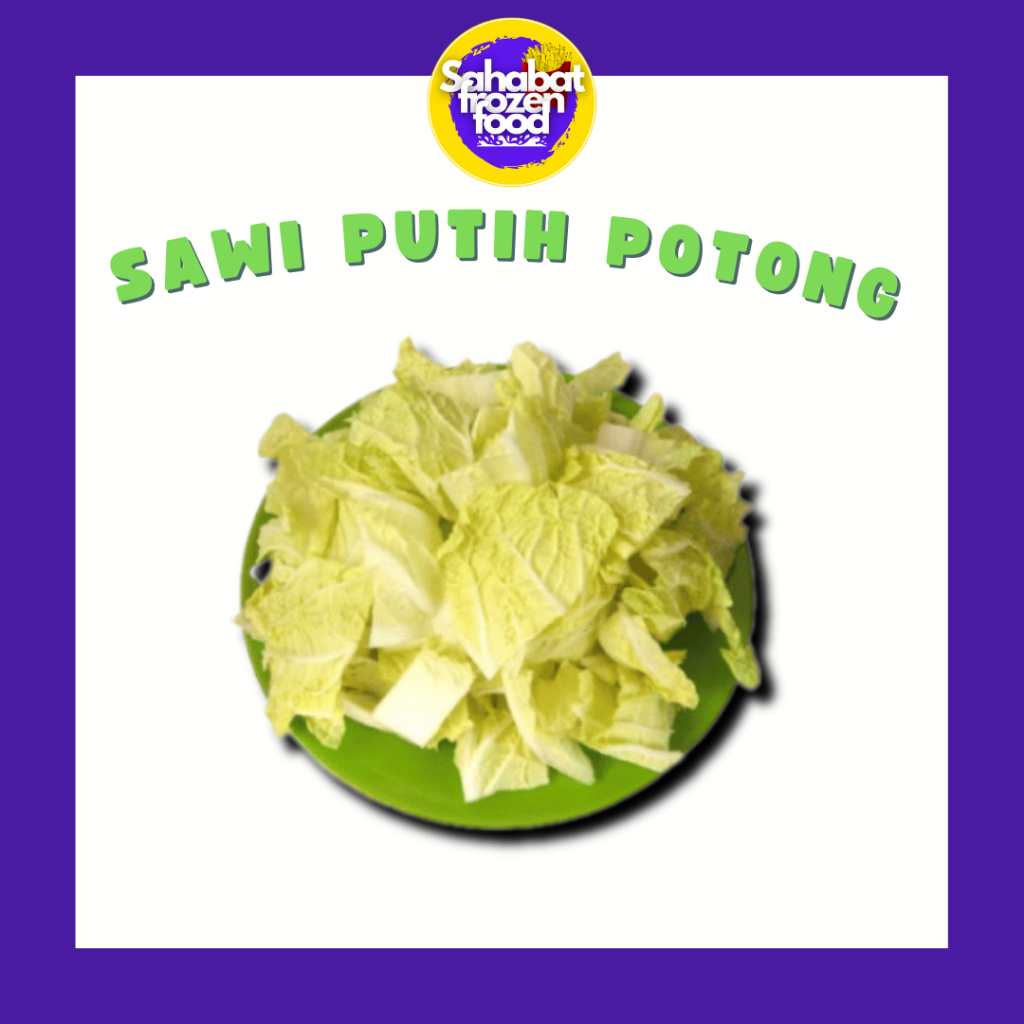 

Sawi Putih Segar Potong / Sayur Sawi Putih