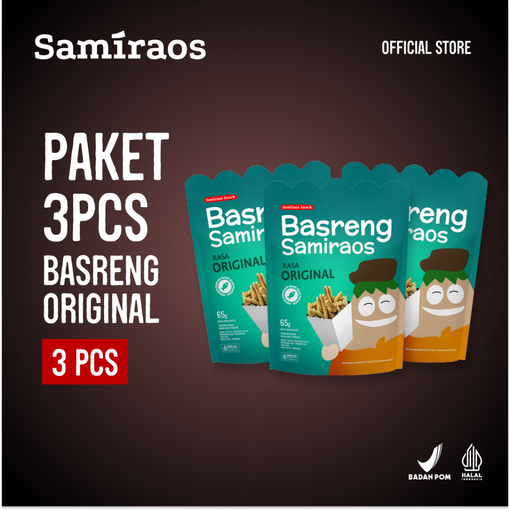 

SAMI RAOS - 3 Pcs Basreng Original