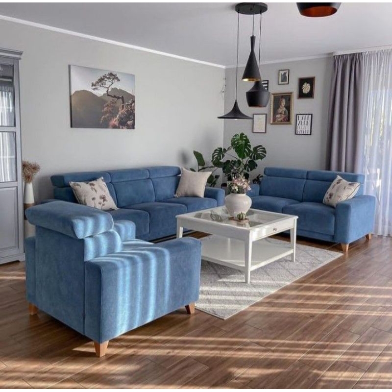 Sofa kain beludru cantik dan lembut kualitas premium