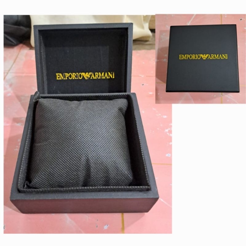Kotak Jam Tangan Emporio Armani - Box Kayu jam Tangan