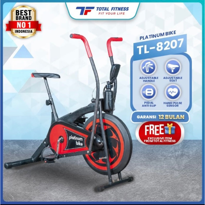 SEPEDA STATIS PLATINUM BIKE TL-8207 Total Fitness