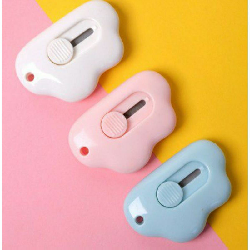 

Cutter Mini Silet Kecil Pemotong Kertas Lucu Berbentuk Awan
