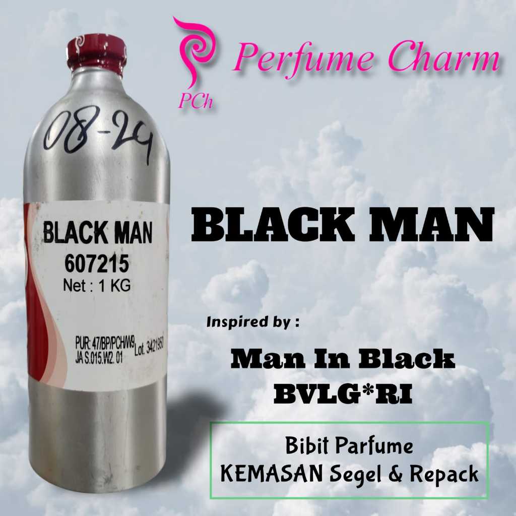 PCh - BLACK MAN | Bibit parfume murni pabrik kemasan Segel/Repack - Bulgariii Man In Black