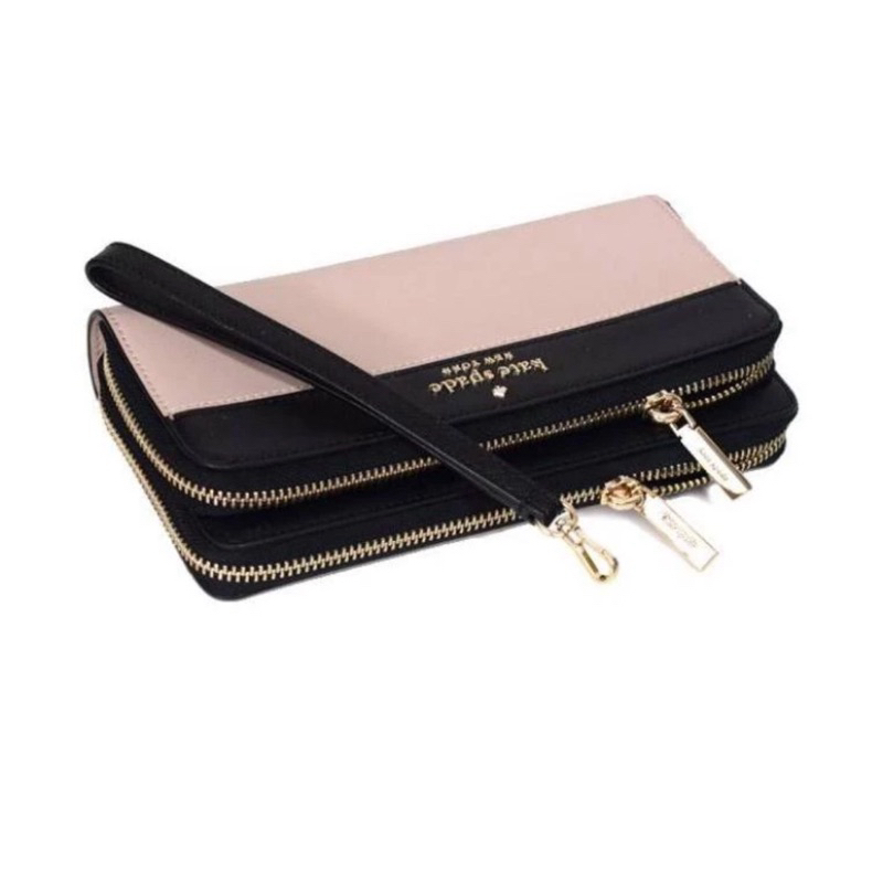 KATE SPADE STACI CARRYALL WRISTLET - WARM BEIGE