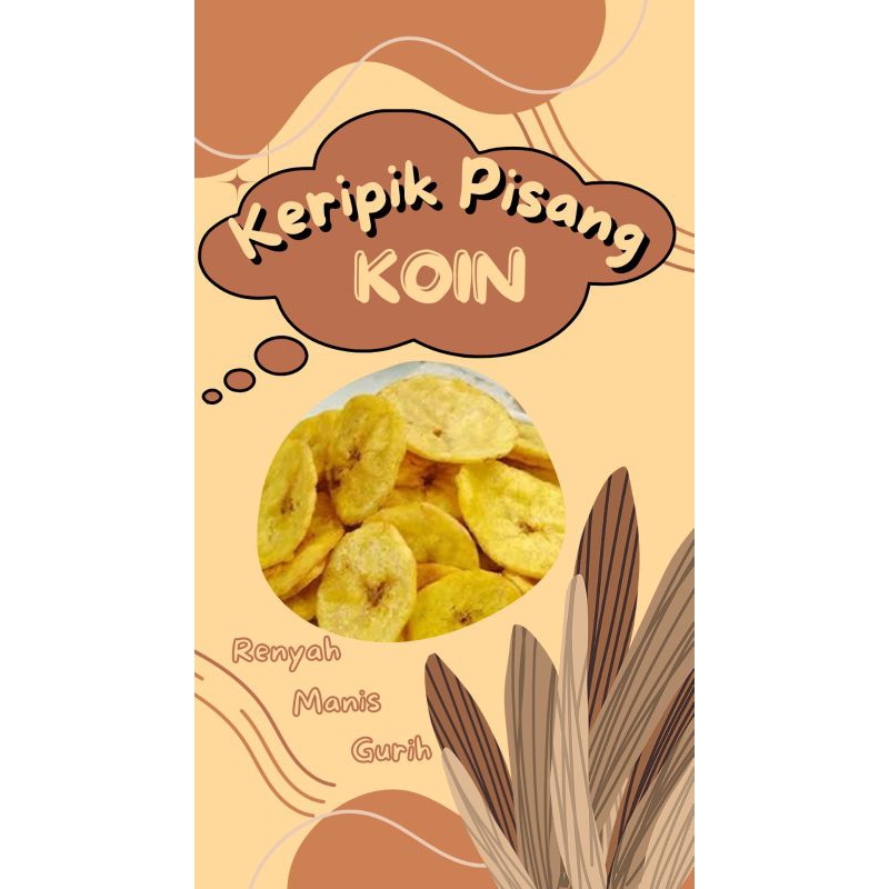 

KRIPIK PISANG KOIN MANIS 200 g