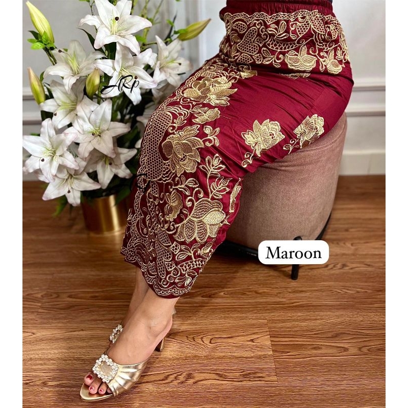 KAMEN JADI BORDIR SONGKET TUMPAL PREMIUM STRECH PRADA LOTUS// ROK BORDIR SONGKET BALI// KAMEN JADI B