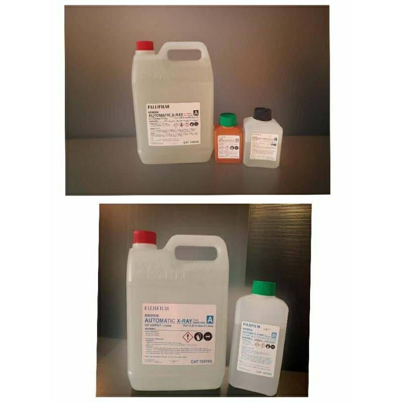 Fixer Developer Cairan Liquid Fuji Xray 1 Set 1 Paket