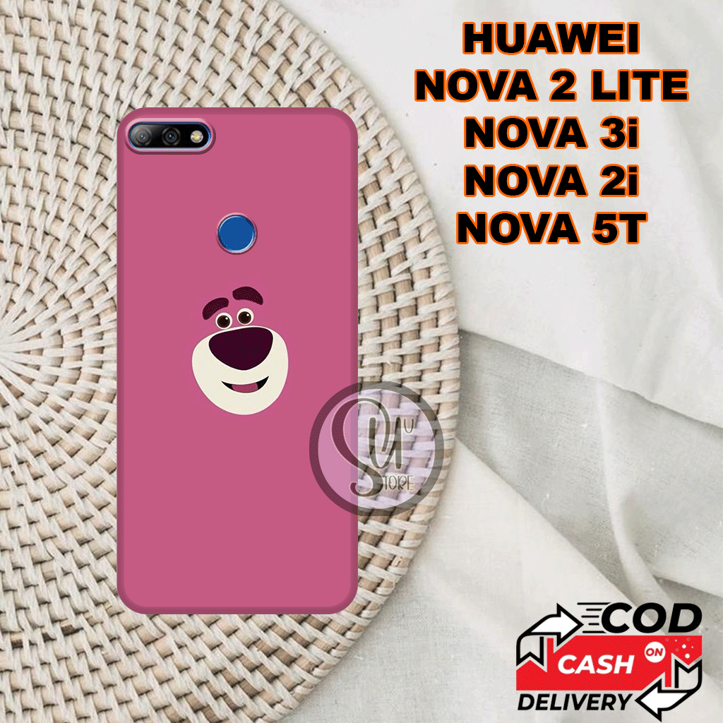 S16 Case Huawei Nova 2 Lite -nova 3i- nova 2i- nova 5t-Motif LOTSO-Casing Lucu-Softcase Keren-Bahan 